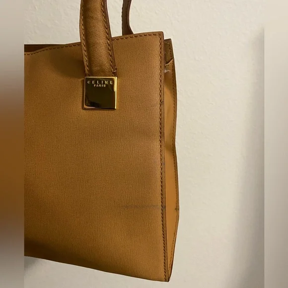 Authentic Celine Tan Handbag - Picture 5 of 11